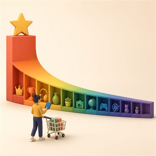 Long Tail Theory illustration