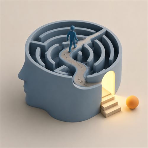 illustration av Mental inställning