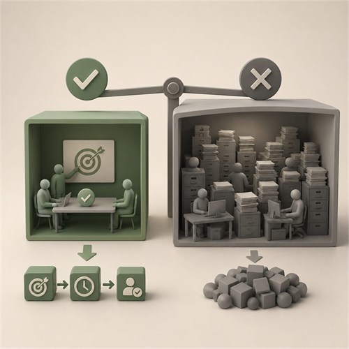Parkinson's Law illustration