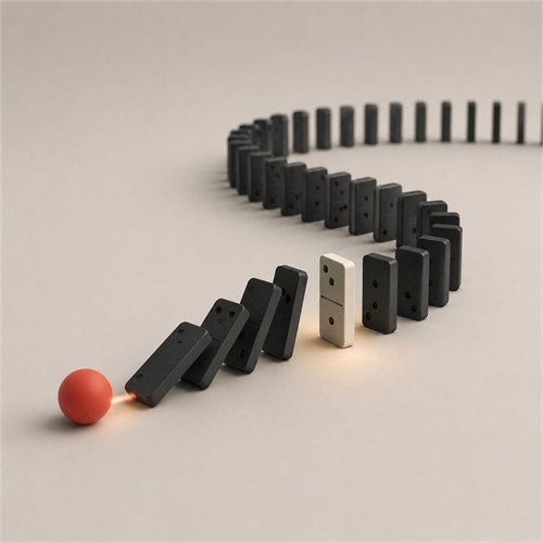 Domino Effect illustration
