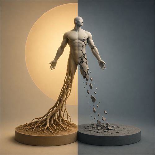 illustration av Antaios-effekten