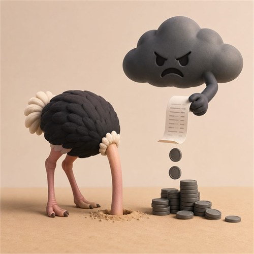 Ostrich Policy illustration