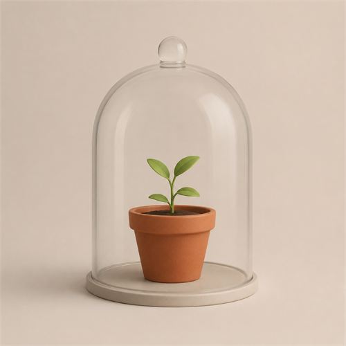 illustration av Blomkrukeeffekten