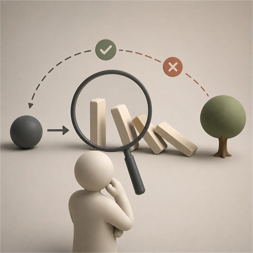 Law of Cause and Effect illustration