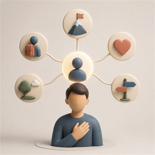 Self-reference Effect illustration